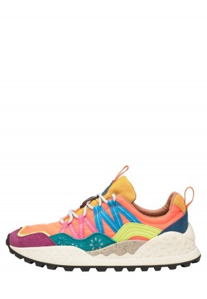 Adidasy Damskie Flower Mountain Washi Pomarańczowe Fioletowe | WOD10014BT