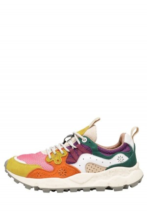 Adidasy Damskie Flower Mountain Yamano 3 Fuksja Żółte | HLS7344HE