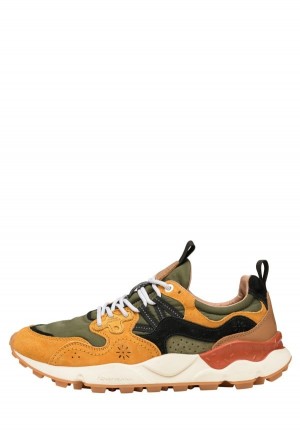 Adidasy Męskie Flower Mountain Yamano 3 Pomarańczowe Zielone | CCX1274XA