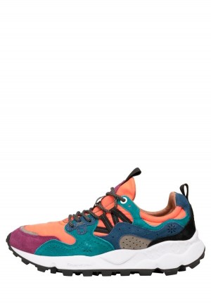 Adidasy Męskie Flower Mountain Yamano 3 Uni Pomarańczowe Fioletowe | KRQ2694BR