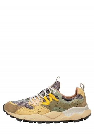 Adidasy Męskie Flower Mountain Yamano 3 Zielone Beżowe | AWK1492BV