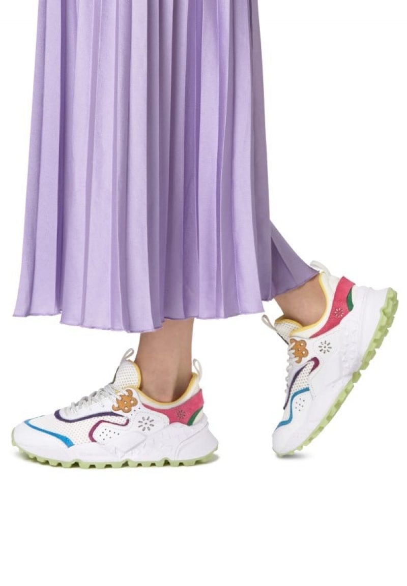 Adidasy Damskie Flower Mountain Kotetsu Białe Fuksja | GHD583WG