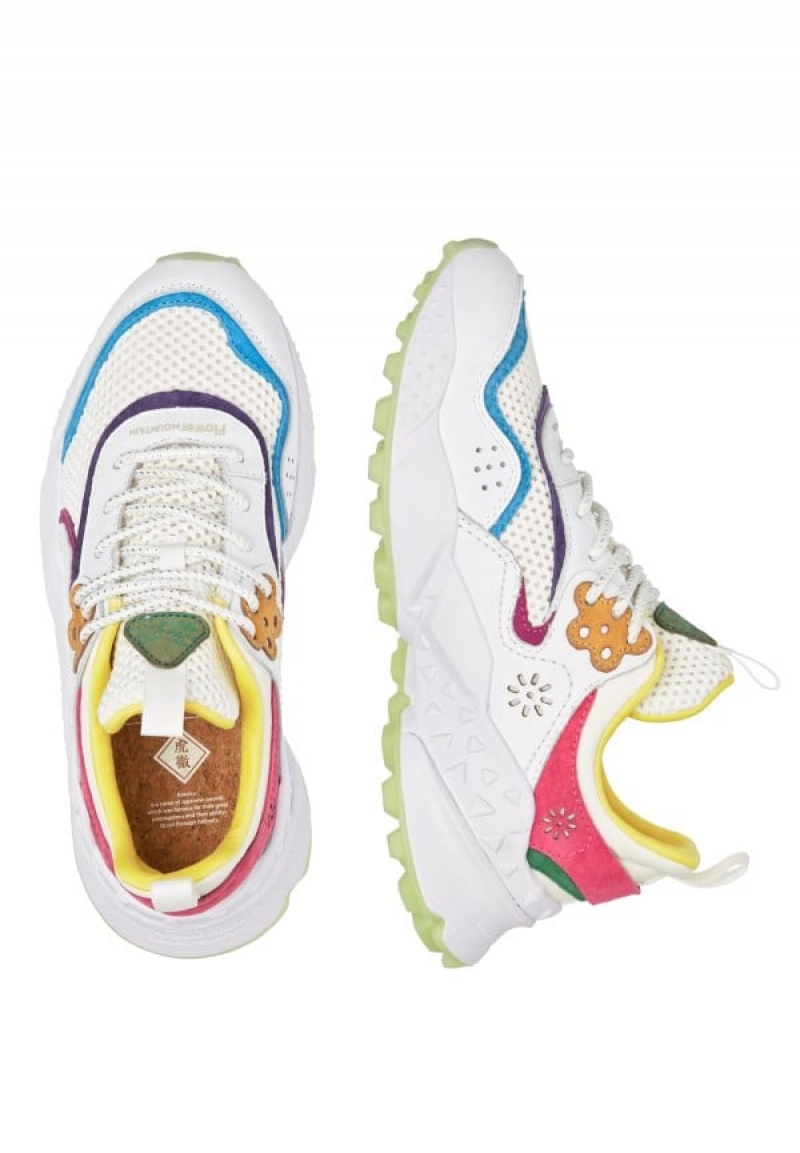 Adidasy Damskie Flower Mountain Kotetsu Białe Fuksja | GHD583WG