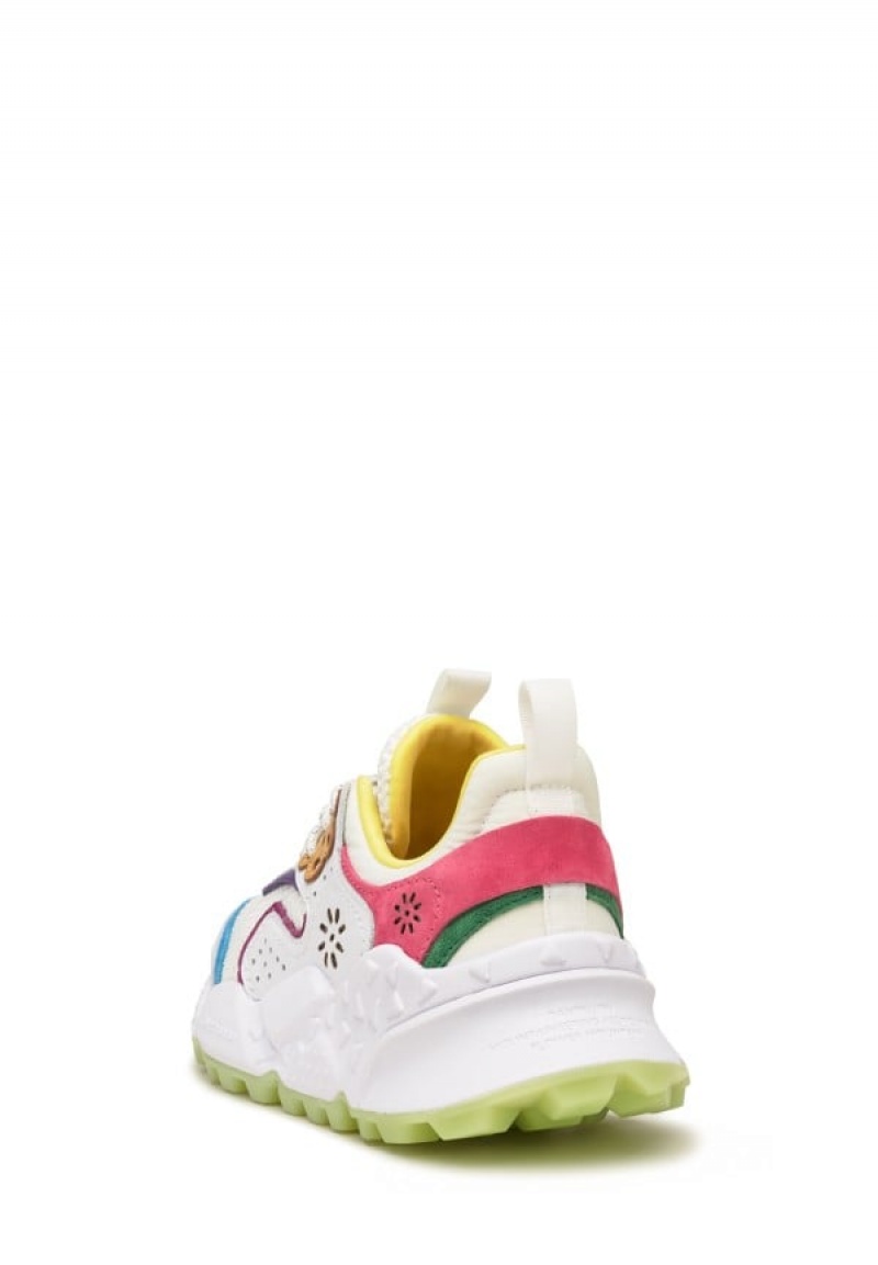 Adidasy Damskie Flower Mountain Kotetsu Białe Fuksja | GHD583WG