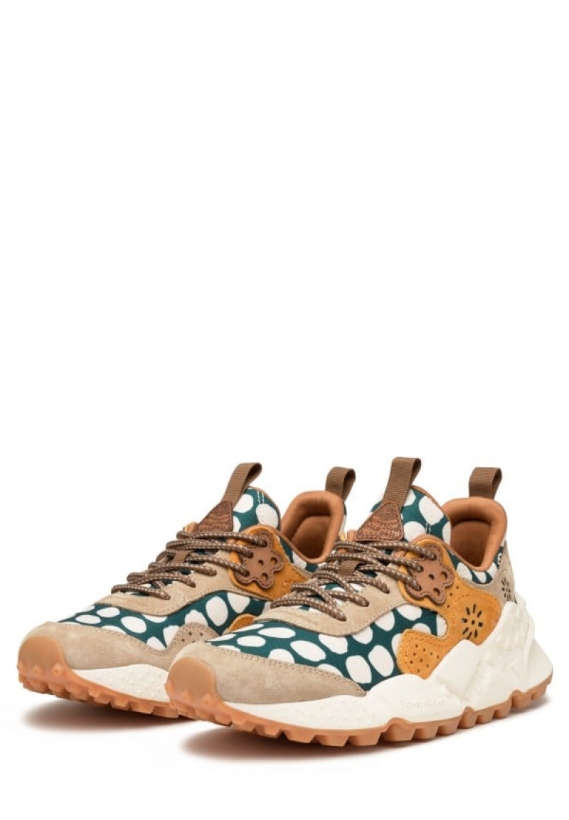 Adidasy Damskie Flower Mountain Kotetsu Beżowe Zielone | VBD6358SG