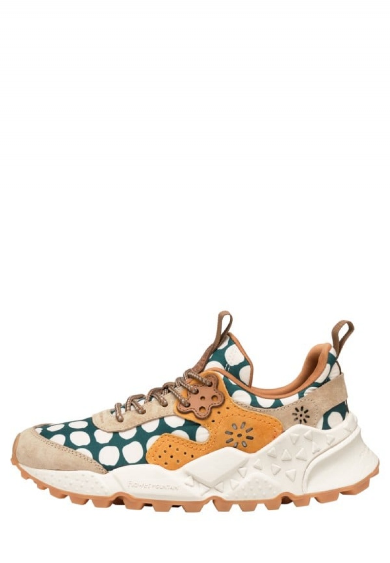 Adidasy Damskie Flower Mountain Kotetsu Beżowe Zielone | VBD6358SG