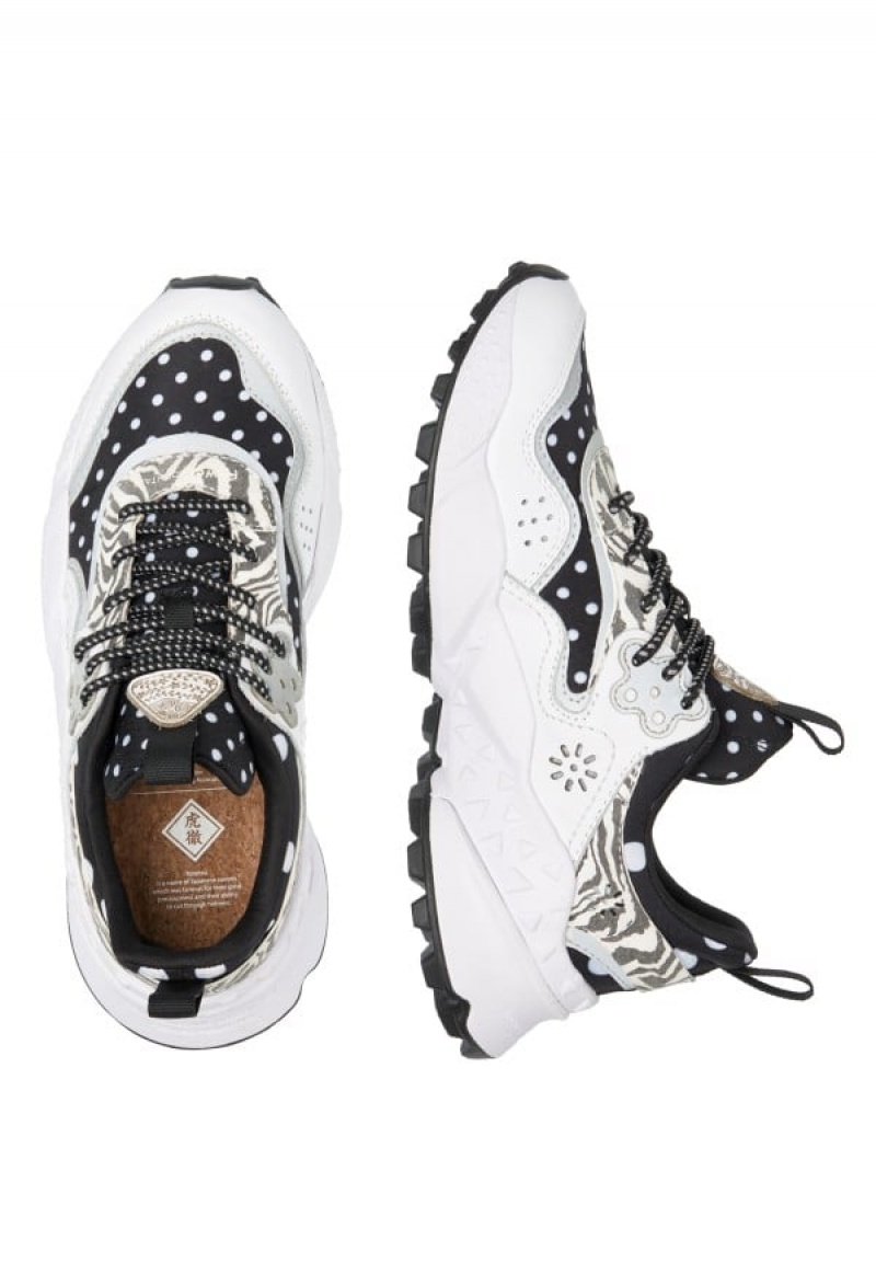 Adidasy Damskie Flower Mountain Kotetsu Czarne Białe | CZX7675VF