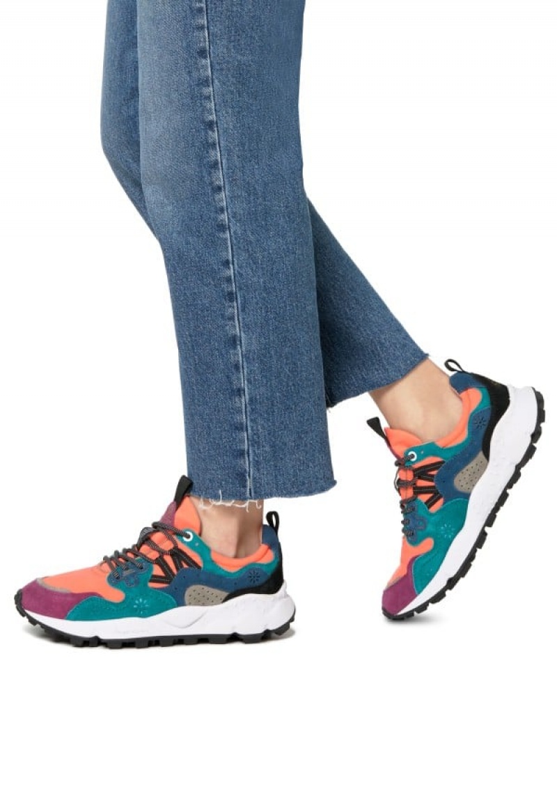 Adidasy Damskie Flower Mountain Yamano 3 Uni Pomarańczowe Fioletowe | ZSJ3410DN