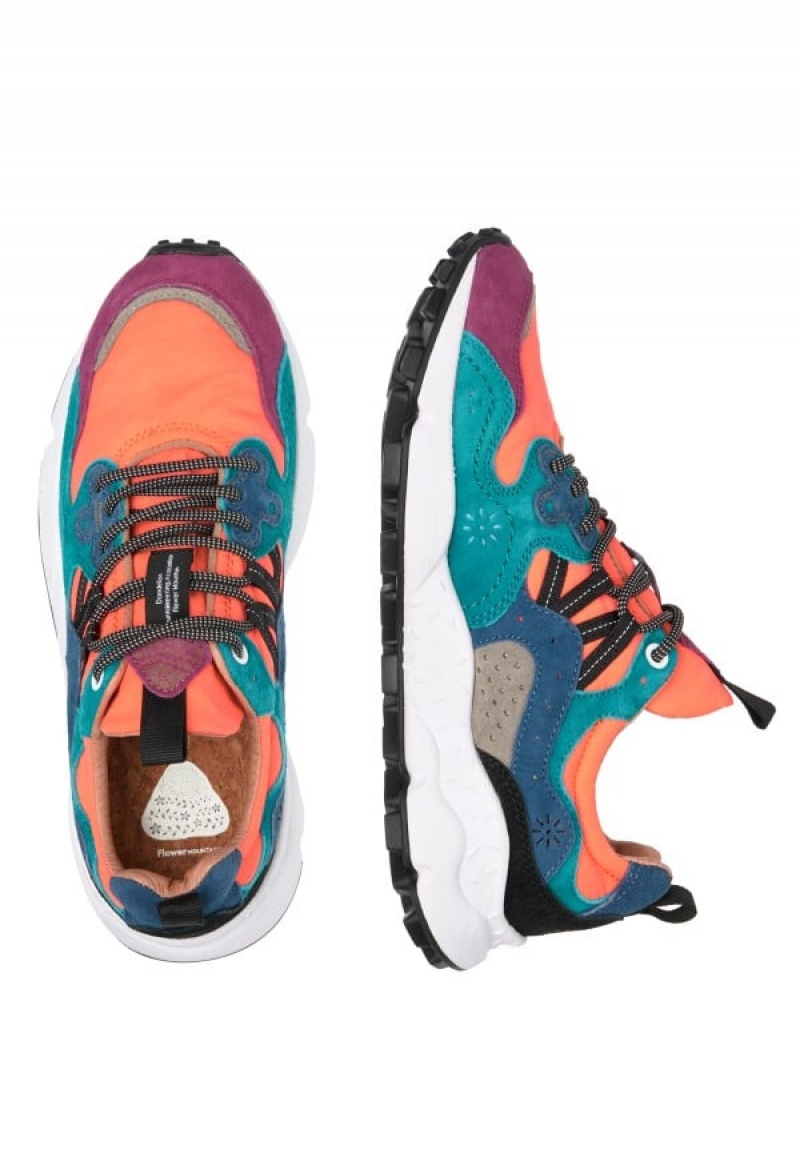Adidasy Damskie Flower Mountain Yamano 3 Uni Pomarańczowe Fioletowe | ZSJ3410DN
