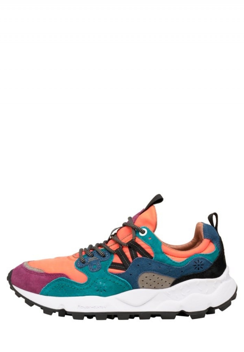 Adidasy Damskie Flower Mountain Yamano 3 Uni Pomarańczowe Fioletowe | ZSJ3410DN