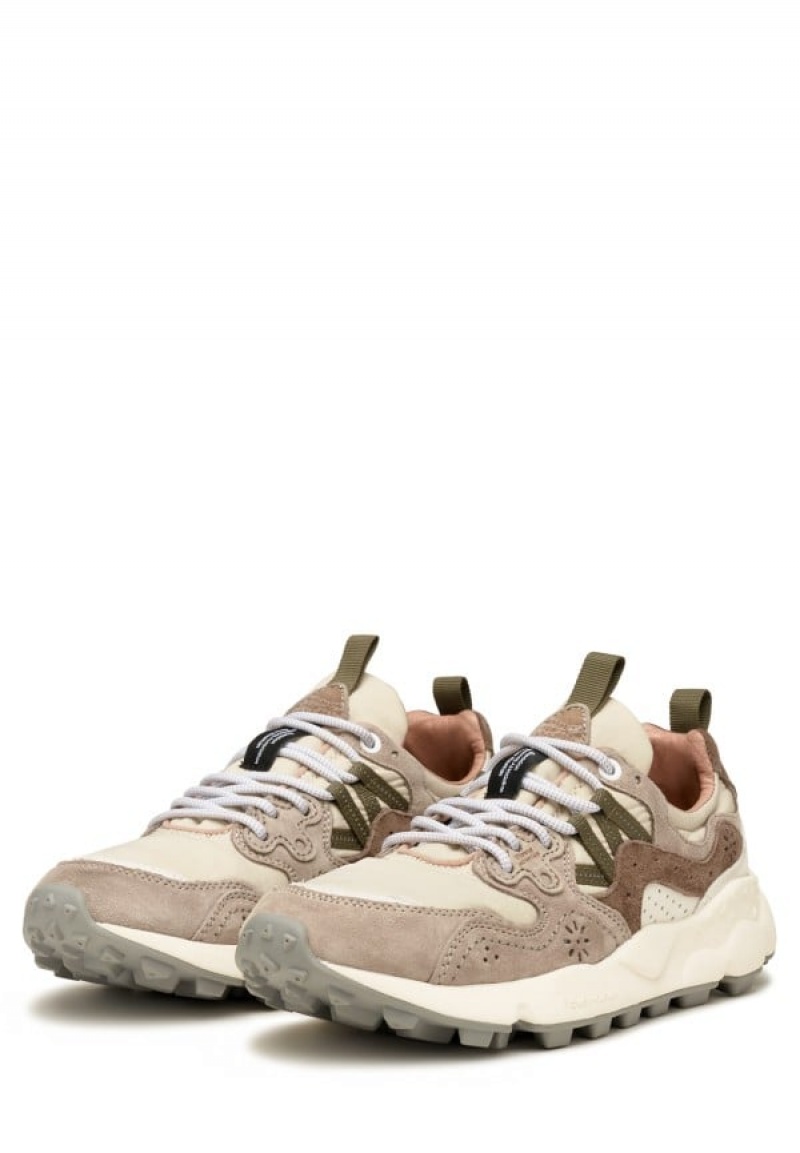 Adidasy Damskie Flower Mountain Yamano 3 Uni Szare Beżowe | QAB9253EI