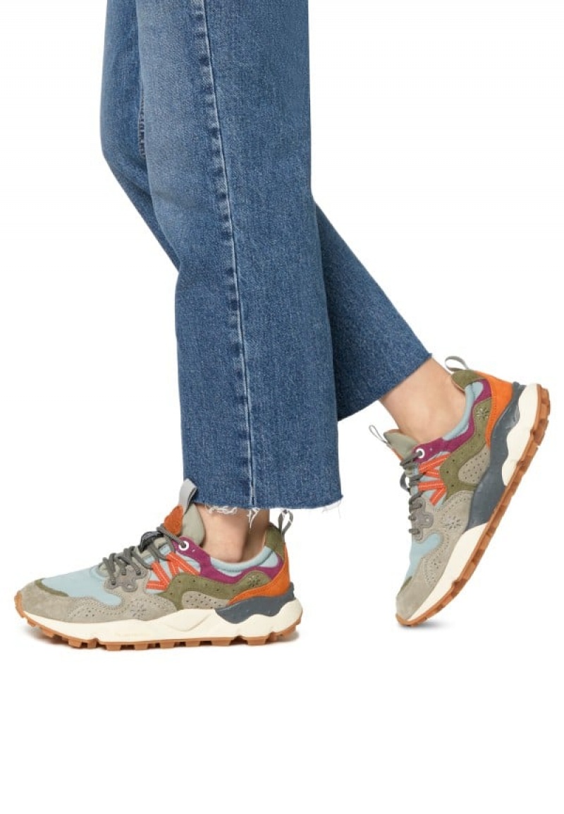 Adidasy Damskie Flower Mountain Yamano 3 Uni Szare Głęboka Niebieskie | YRY4418BM