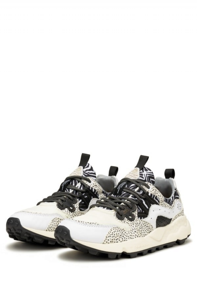 Adidasy Damskie Flower Mountain Yamano 3 Uni Białe Czarne | ZUD789BA