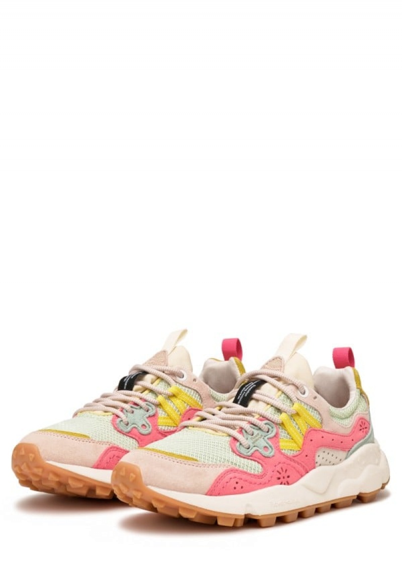 Adidasy Damskie Flower Mountain Yamano 3 Różowe Turkusowe | SYA979EB