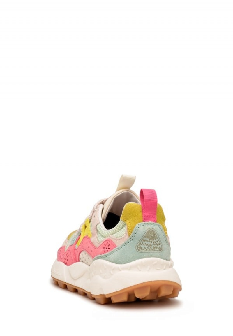 Adidasy Damskie Flower Mountain Yamano 3 Różowe Turkusowe | SYA979EB
