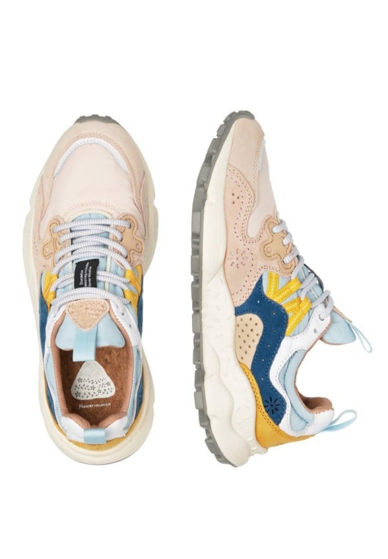 Adidasy Damskie Flower Mountain Yamano 3 Różowe Głęboka Niebieskie | ILA7961TE