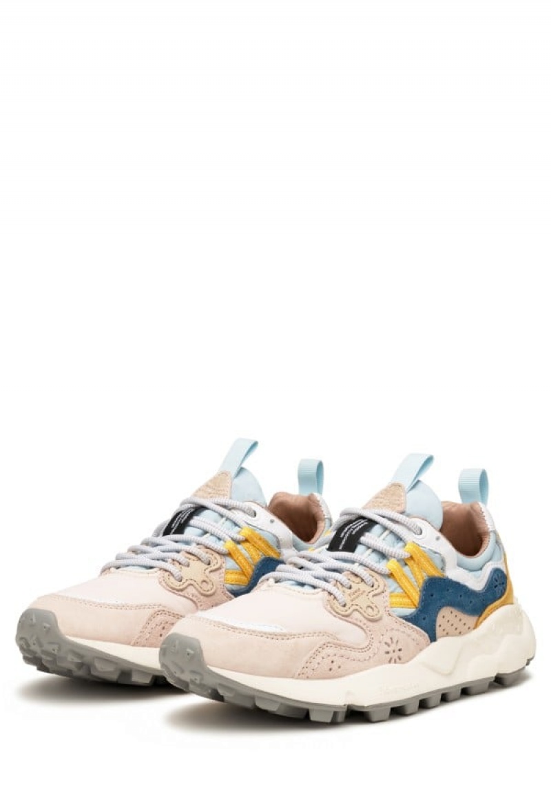 Adidasy Damskie Flower Mountain Yamano 3 Różowe Głęboka Niebieskie | ILA7961TE