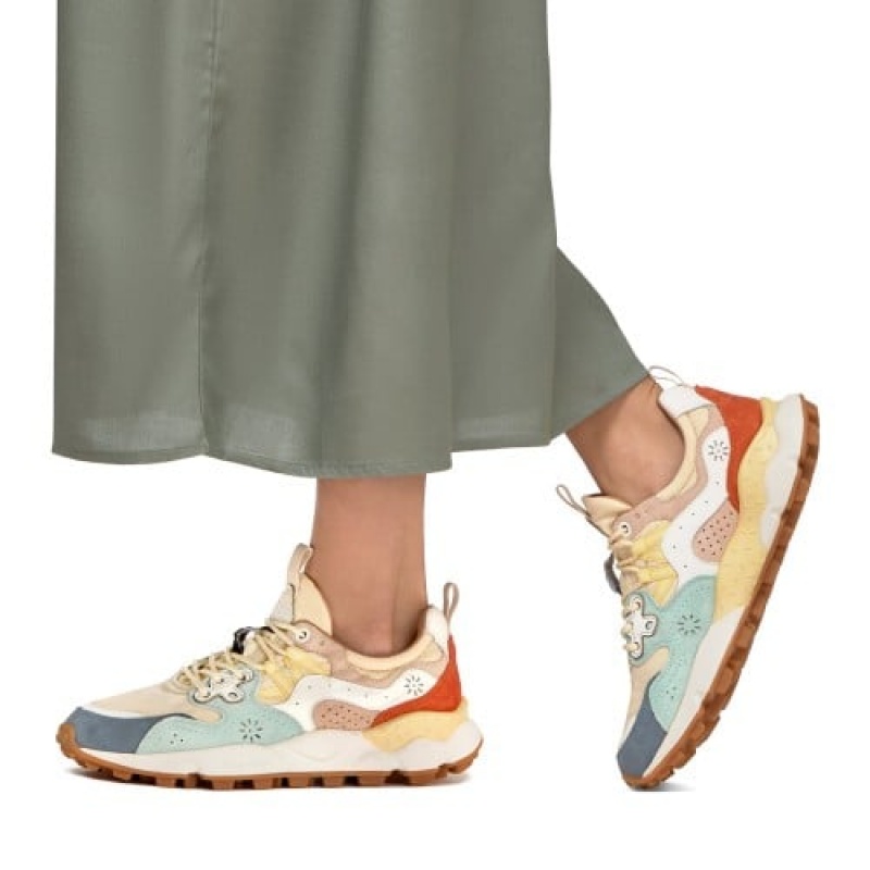 Adidasy Damskie Flower Mountain Yamano 3 Niebieskie | RYJ6058JA