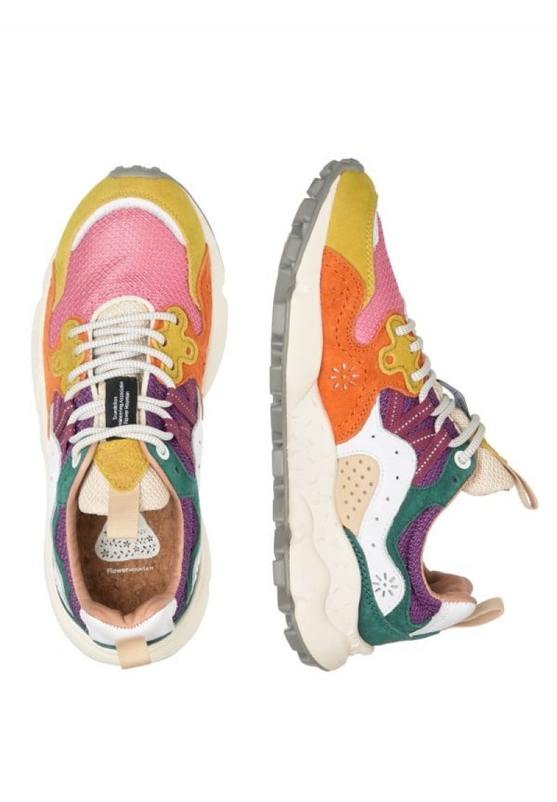 Adidasy Damskie Flower Mountain Yamano 3 Fuksja Żółte | HLS7344HE