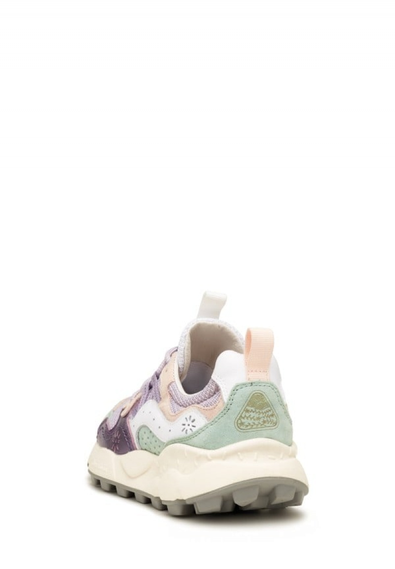 Adidasy Damskie Flower Mountain Yamano 3 Fioletowe Turkusowe | ZJS132ZT