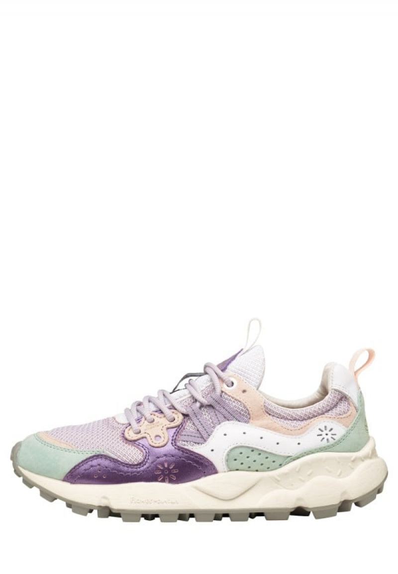Adidasy Damskie Flower Mountain Yamano 3 Fioletowe Turkusowe | ZJS132ZT