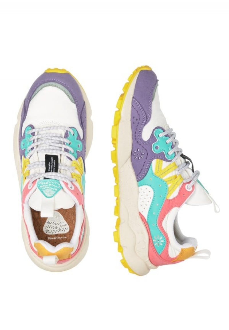Adidasy Damskie Flower Mountain Yamano 3 Fioletowe Białe | AJY659FD