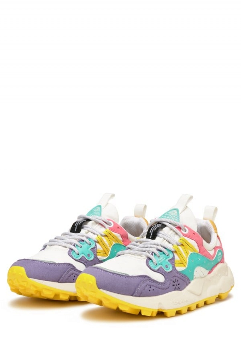 Adidasy Damskie Flower Mountain Yamano 3 Fioletowe Białe | AJY659FD