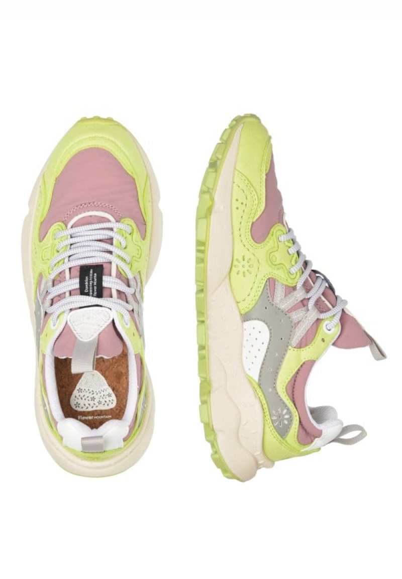 Adidasy Damskie Flower Mountain Yamano 3 Głęboka Zielone Fioletowe | WOV2744DA