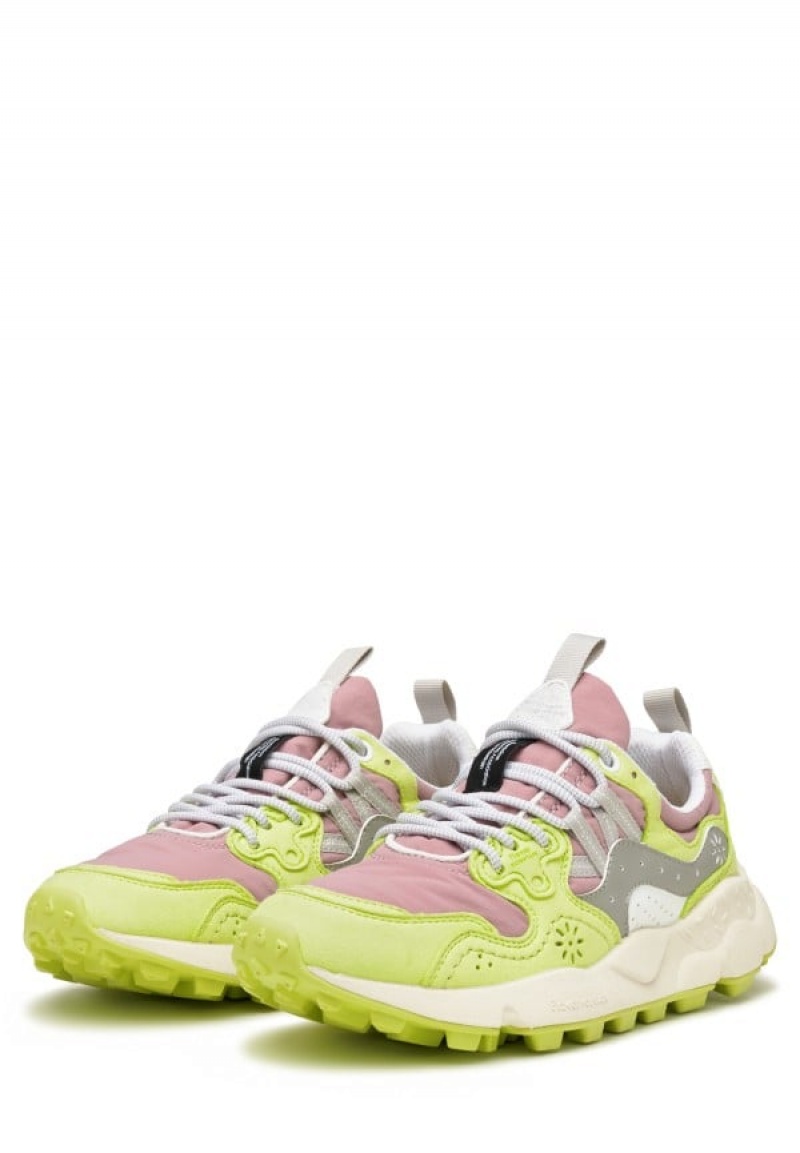 Adidasy Damskie Flower Mountain Yamano 3 Głęboka Zielone Fioletowe | WOV2744DA