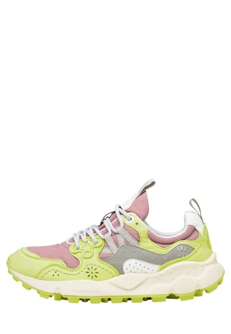Adidasy Damskie Flower Mountain Yamano 3 Głęboka Zielone Fioletowe | WOV2744DA