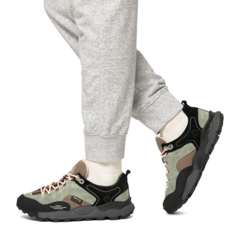 Adidasy Męskie Flower Mountain Back Country Hkdelic Czarne Zielone | OXM9413KF
