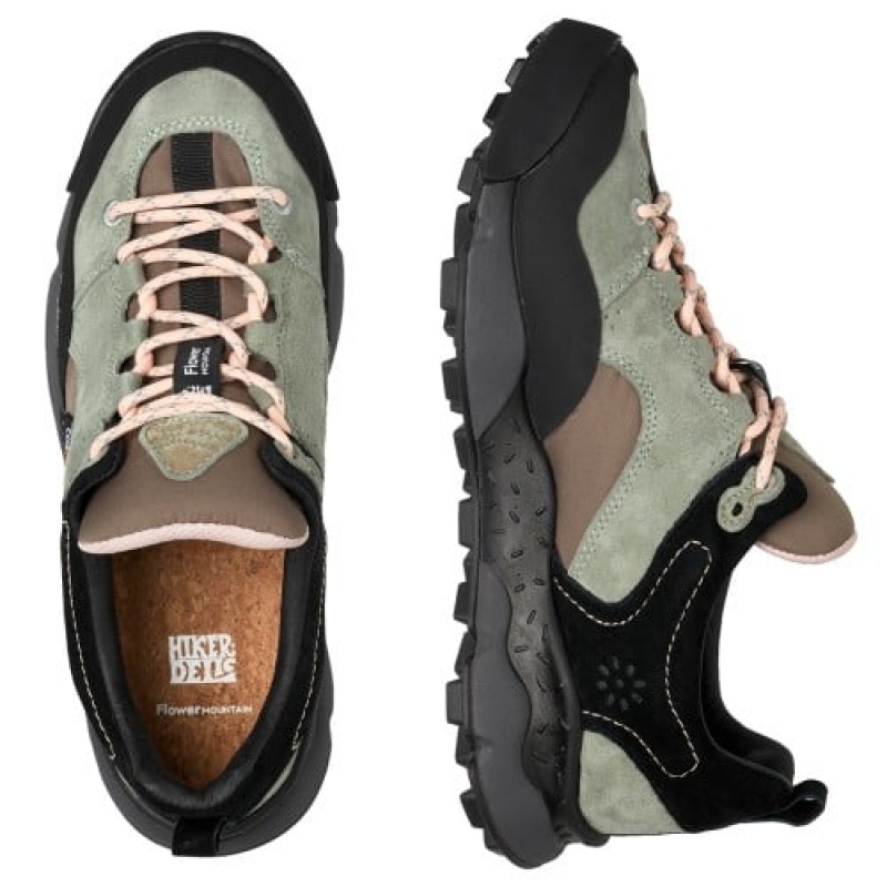 Adidasy Męskie Flower Mountain Back Country Hkdelic Czarne Zielone | OXM9413KF