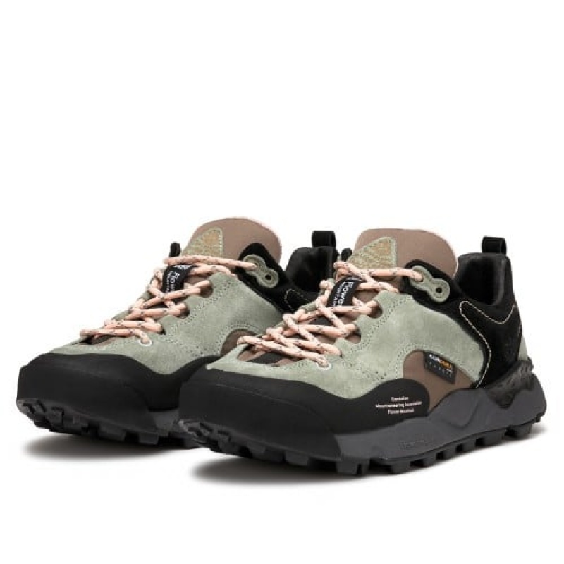 Adidasy Męskie Flower Mountain Back Country Hkdelic Czarne Zielone | OXM9413KF