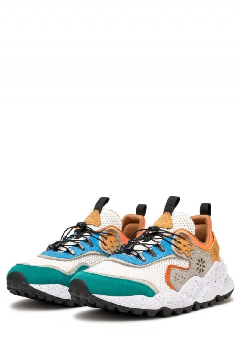 Adidasy Męskie Flower Mountain Kotetsu Hooks Białe Zielone | YUI3898LZ