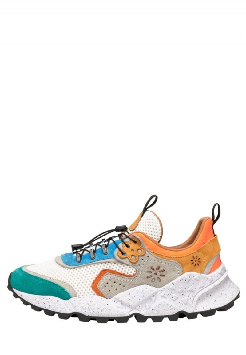 Adidasy Męskie Flower Mountain Kotetsu Hooks Białe Zielone | YUI3898LZ