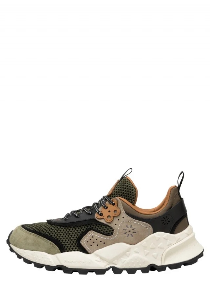 Adidasy Męskie Flower Mountain Kotetsu Zielone Beżowe | LAR8329RU