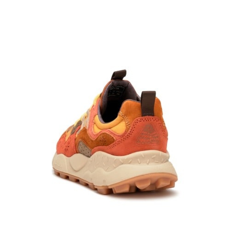 Adidasy Męskie Flower Mountain Yamano 3 Hkdelic Brązowe Pomarańczowe | NFO673VH