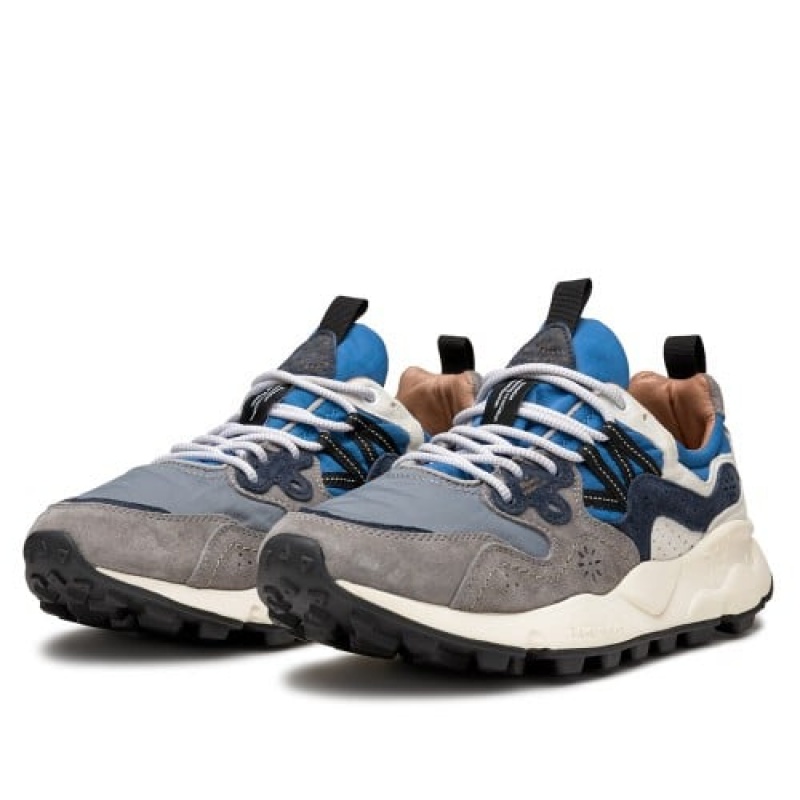 Adidasy Męskie Flower Mountain Yamano 3 Szare Granatowe Niebieskie | HKP7378YG