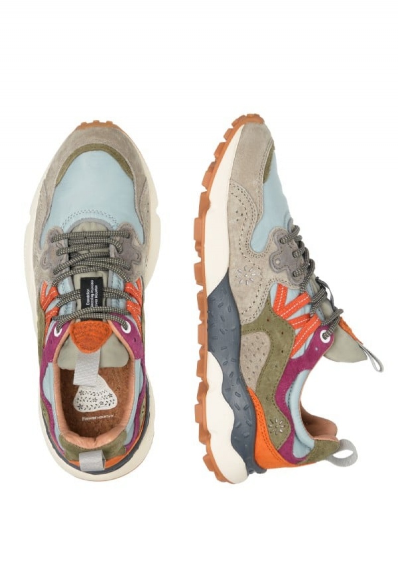 Adidasy Męskie Flower Mountain Yamano 3 Uni Szare Głęboka Niebieskie | JRM837PA