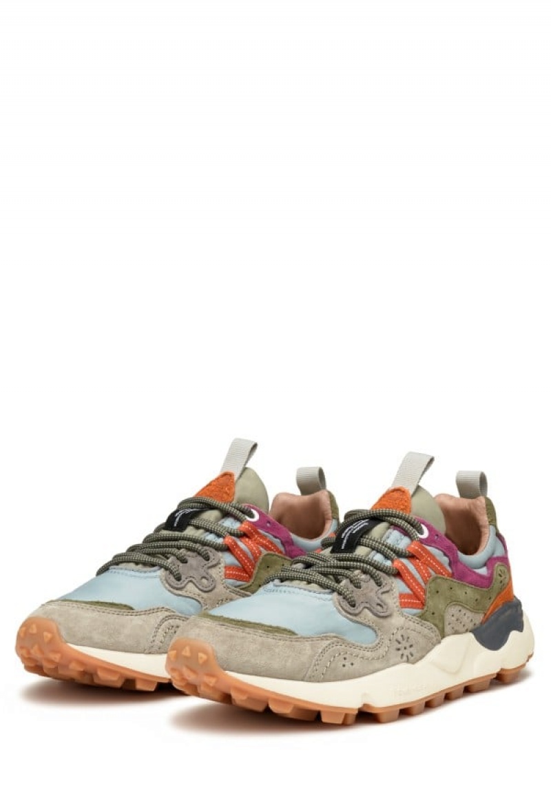 Adidasy Męskie Flower Mountain Yamano 3 Uni Szare Głęboka Niebieskie | JRM837PA