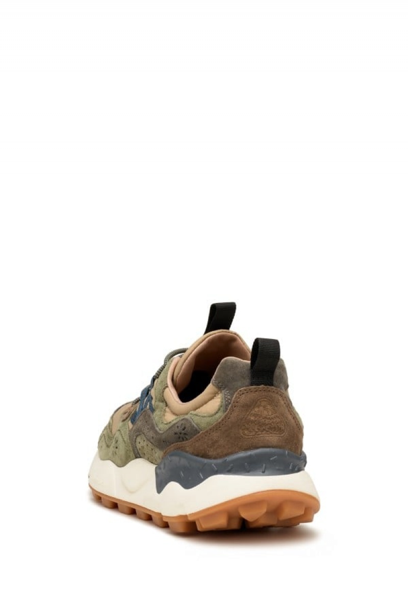 Adidasy Męskie Flower Mountain Yamano 3 Zielone Beżowe | FBO5529SK